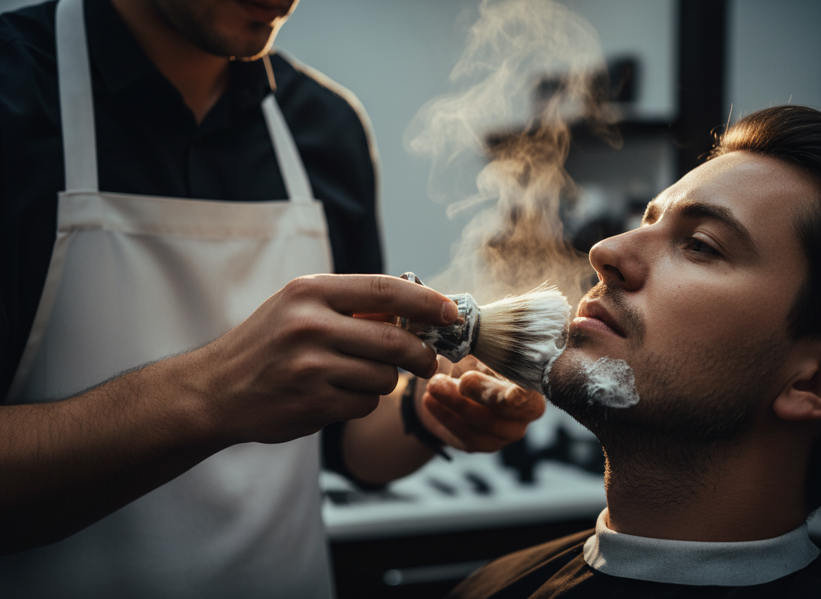 Hot towel shave